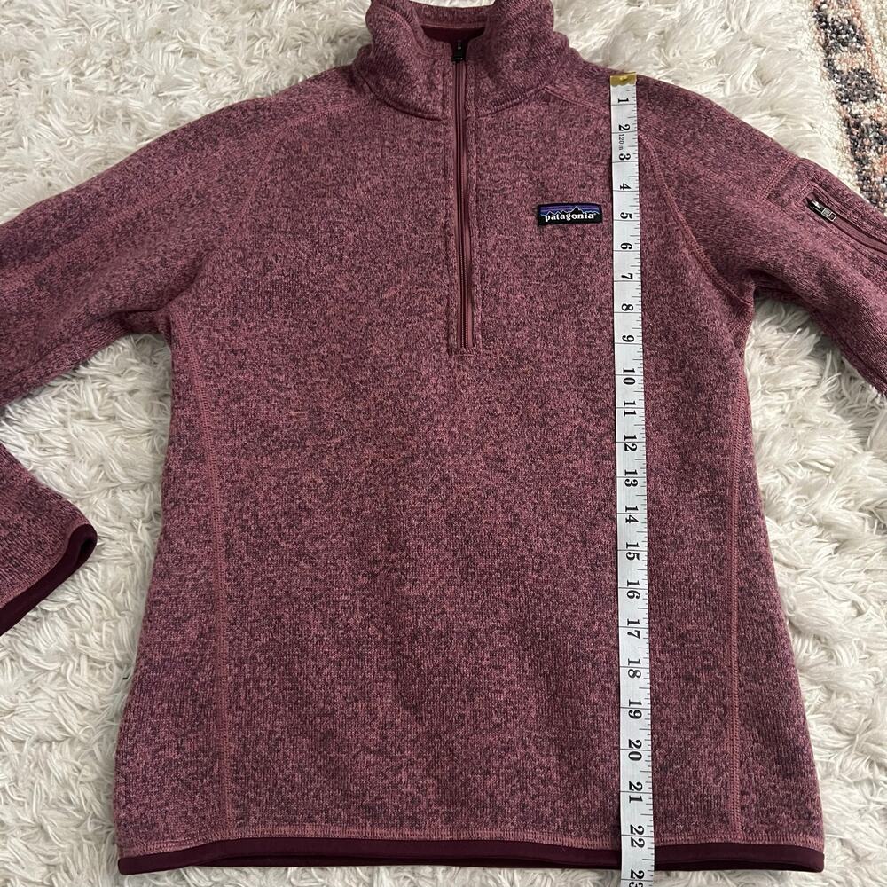 Patagonia Kipi Pink Better Sweater 1/4-Zip Fleece Pullover Size S - Picture 7 of 7